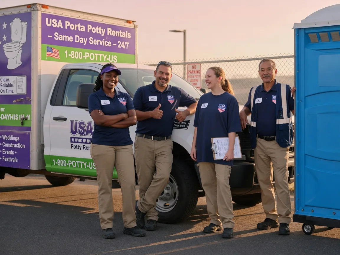 Porta Potty Rental company in Waverly, IL
